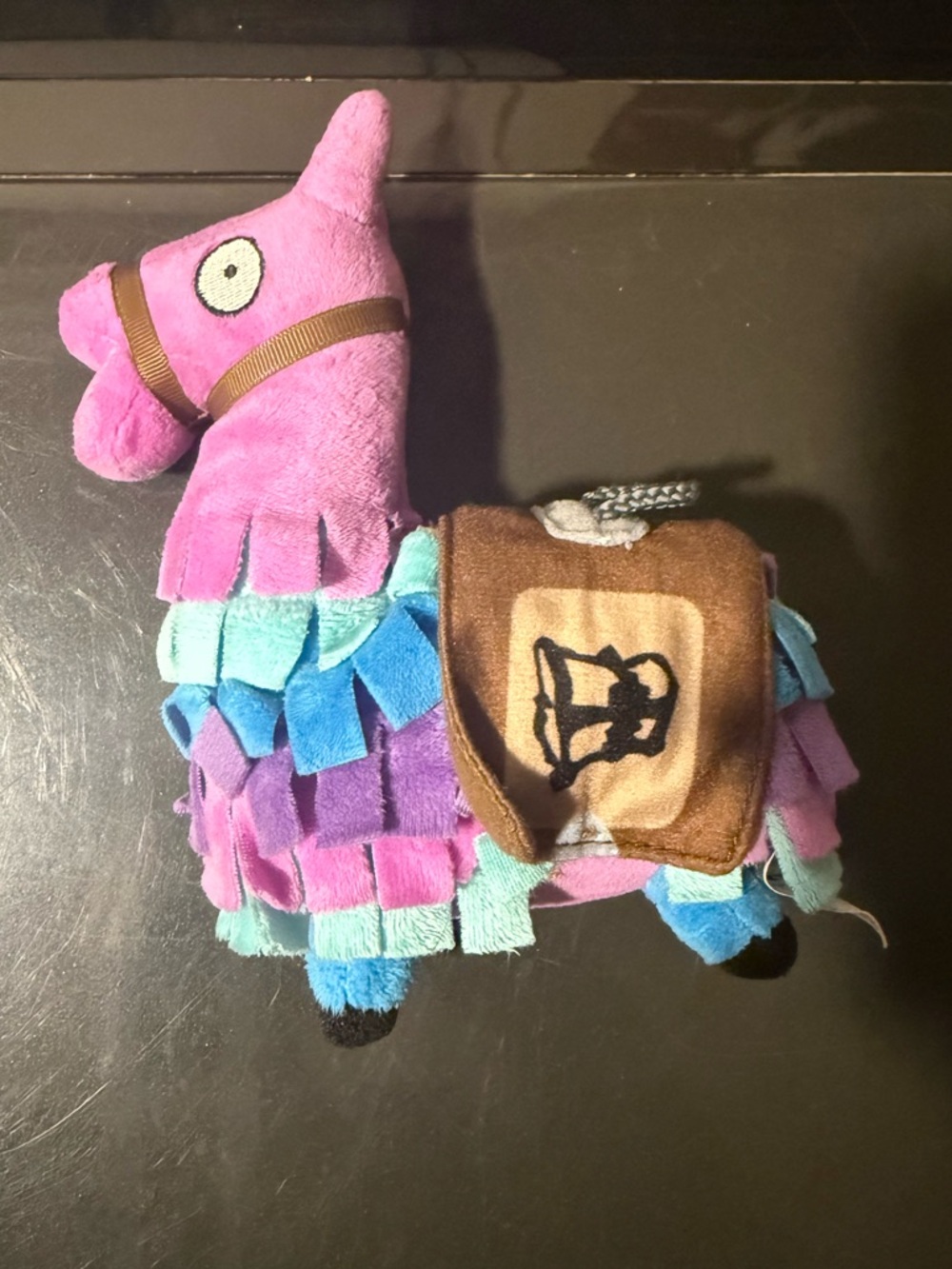Purple Plush Llama Piñata Kids Toy - Colorful Fringe